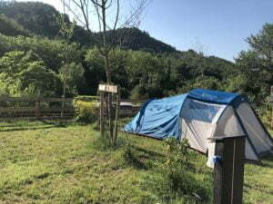 Standplaats tent camper caravanplaats camping Rennes-les-Bains